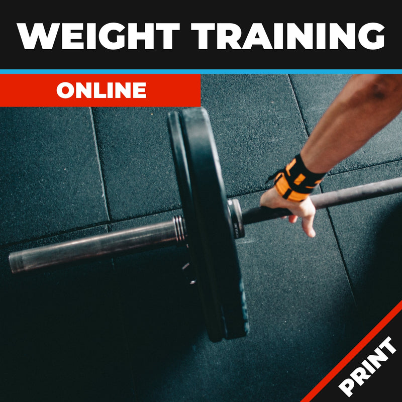 Weight Training Online Course Printed 