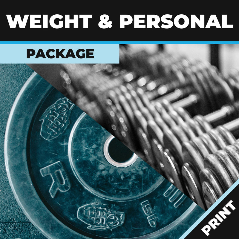 Weight and Personal Trainers Online Package Print